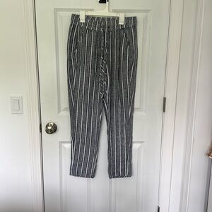 Calvin Klein Women’s linen striped pant